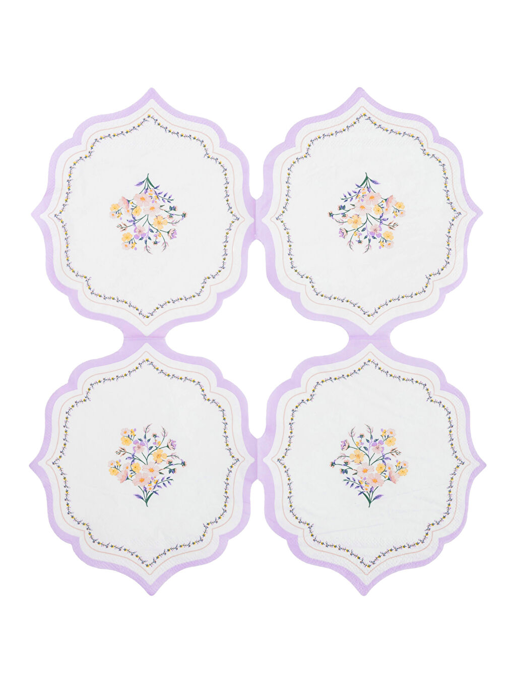 Karışık Çiçek Baskılı Kağıt Peçete 20'li-3