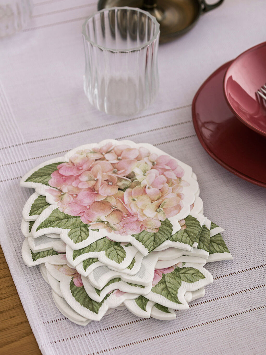 منديل ورقي مطبوع مُزهر ٢٠ عبوة-1