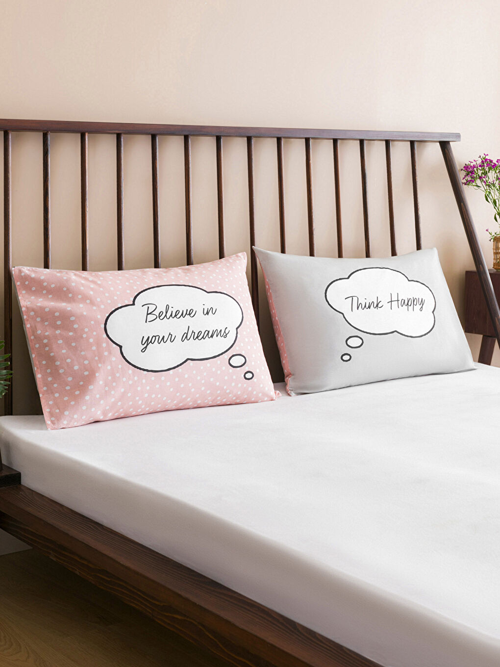 غطاء وسادة مطبوع 2 قطعة 50x70 سم