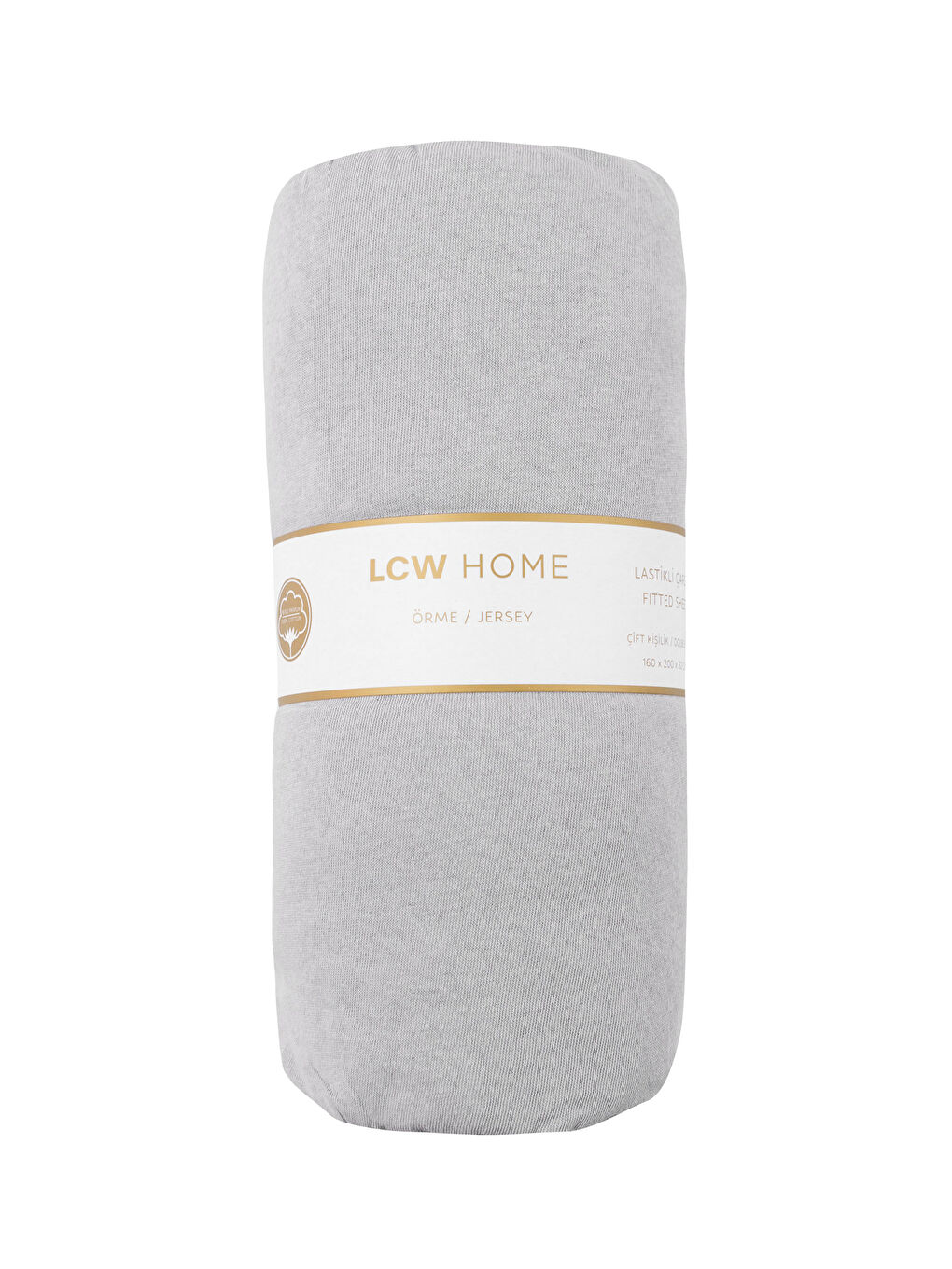 Plain Cotton Fitted Double Bed Sheet 160x200x30 cm-4