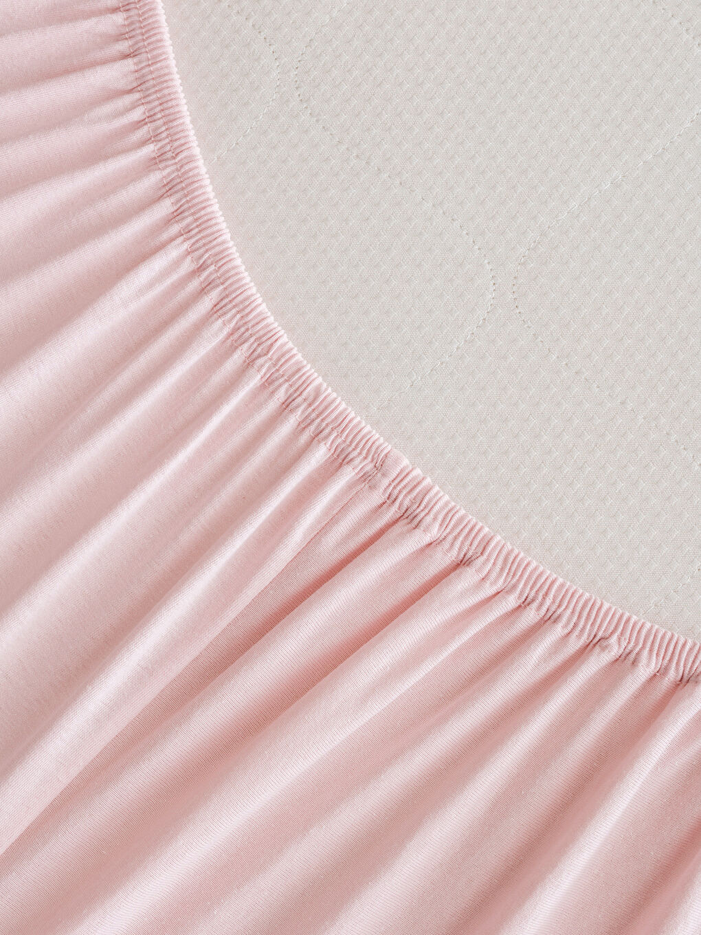 Plain Cotton Elastic Double Bed Sheet 160x200x30 Cm -S4CB81Z8-FXX