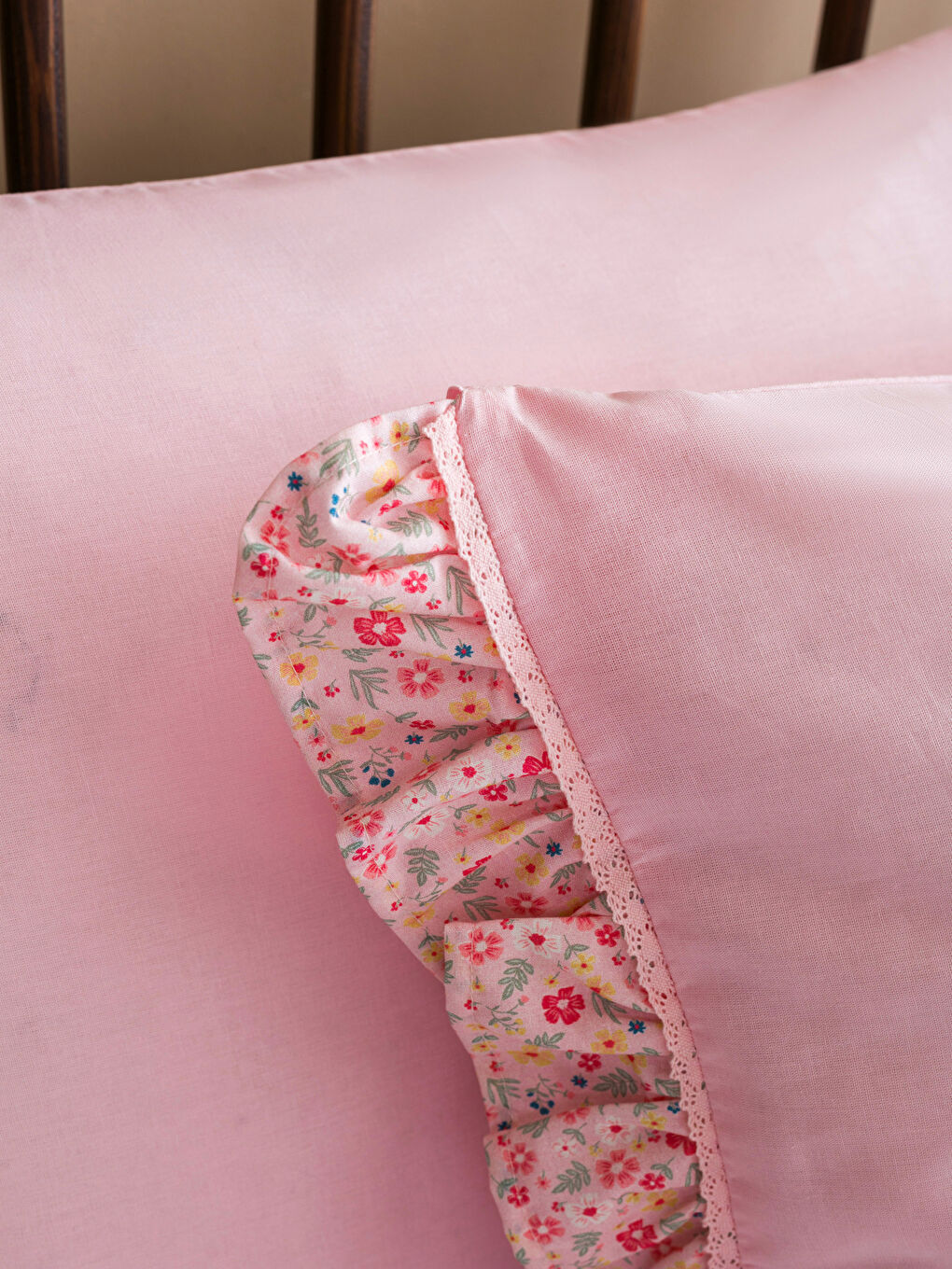 LCW HOME Floral Patterned Pillowcase 2 Pack 50x70 cm -S4CC40Z8-F9C