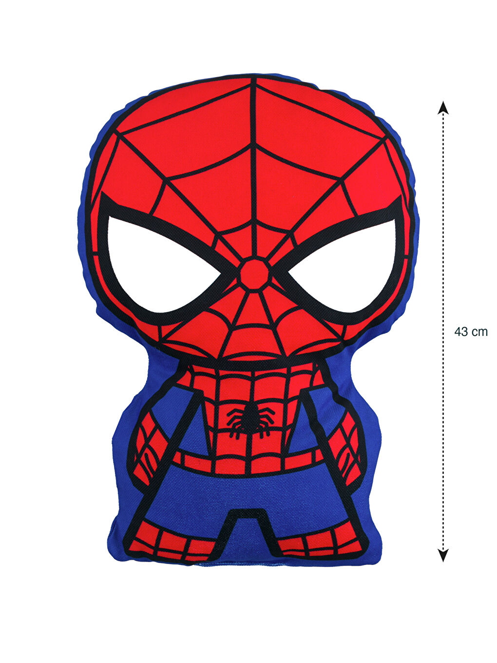 LCW HOME Karışık Baskılı Spiderman Figürlü Dolgulu Bebek Kırlent 43 Cm - 3