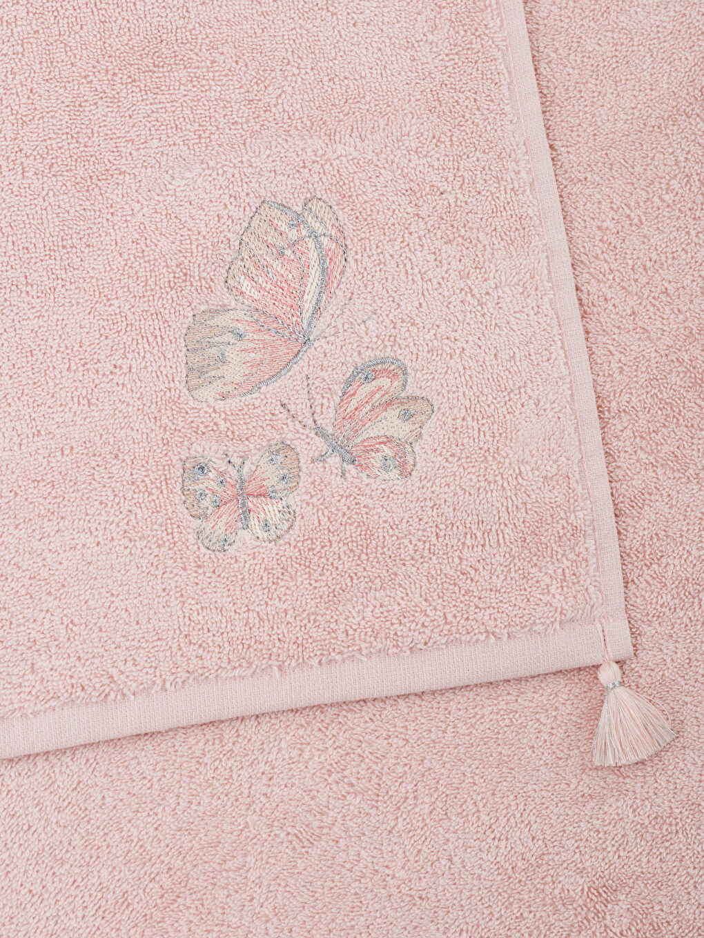 LCW HOME Pamučni Vezeni Peškir za Lice 50x80 cm -S4CM06Z8-DRH