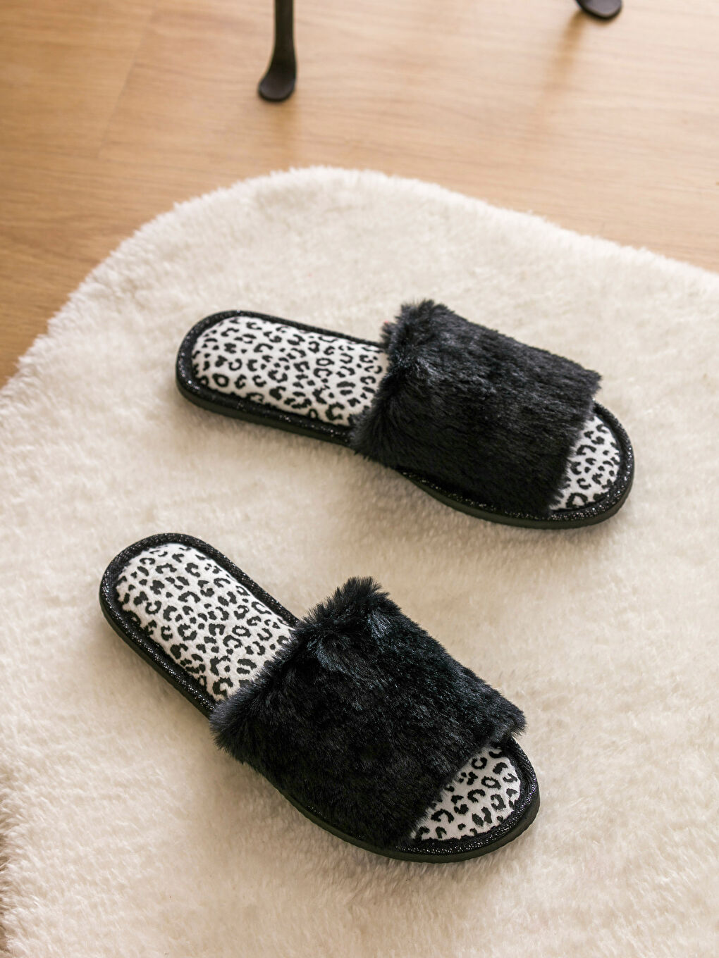 LCW HOME Patterned Plush Women's Home Slippers -S4CN16Z8-LQJ