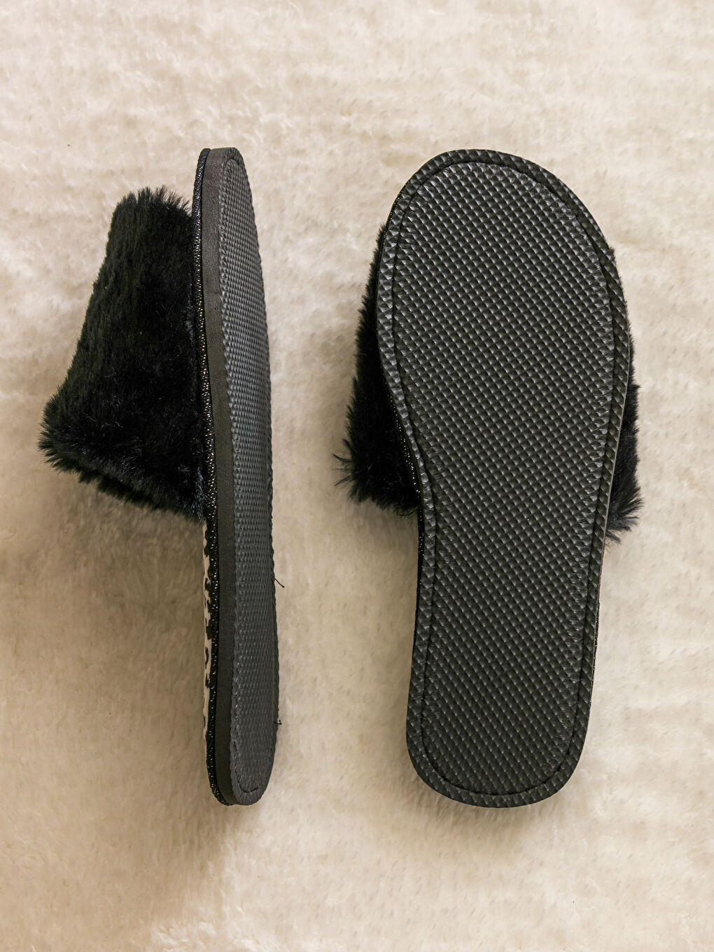 LCW HOME Patterned Plush Women's Home Slippers -S4CN16Z8-LQJ