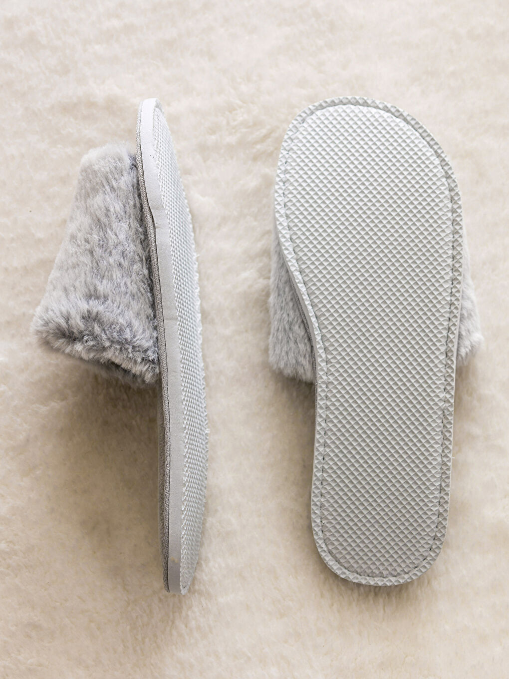 LCW HOME Plain Plush Women's Home Slippers -S4CN17Z8-Y2F