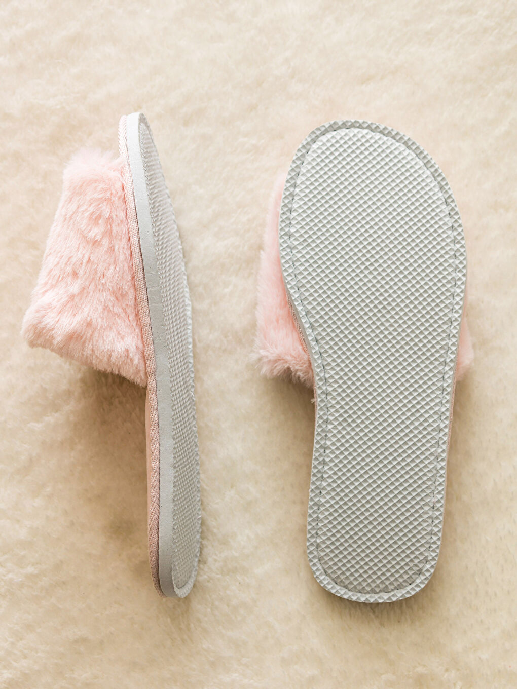 Plain Plush Women's Home Slippers -S4CN17Z8-Y6Q
