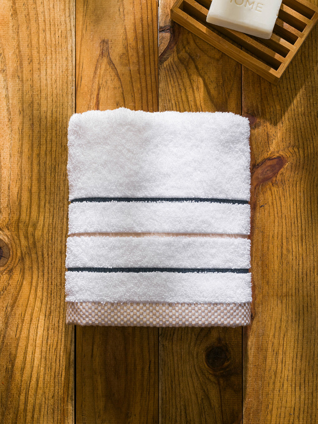 Striped Face Towel 50x80 Cm-2