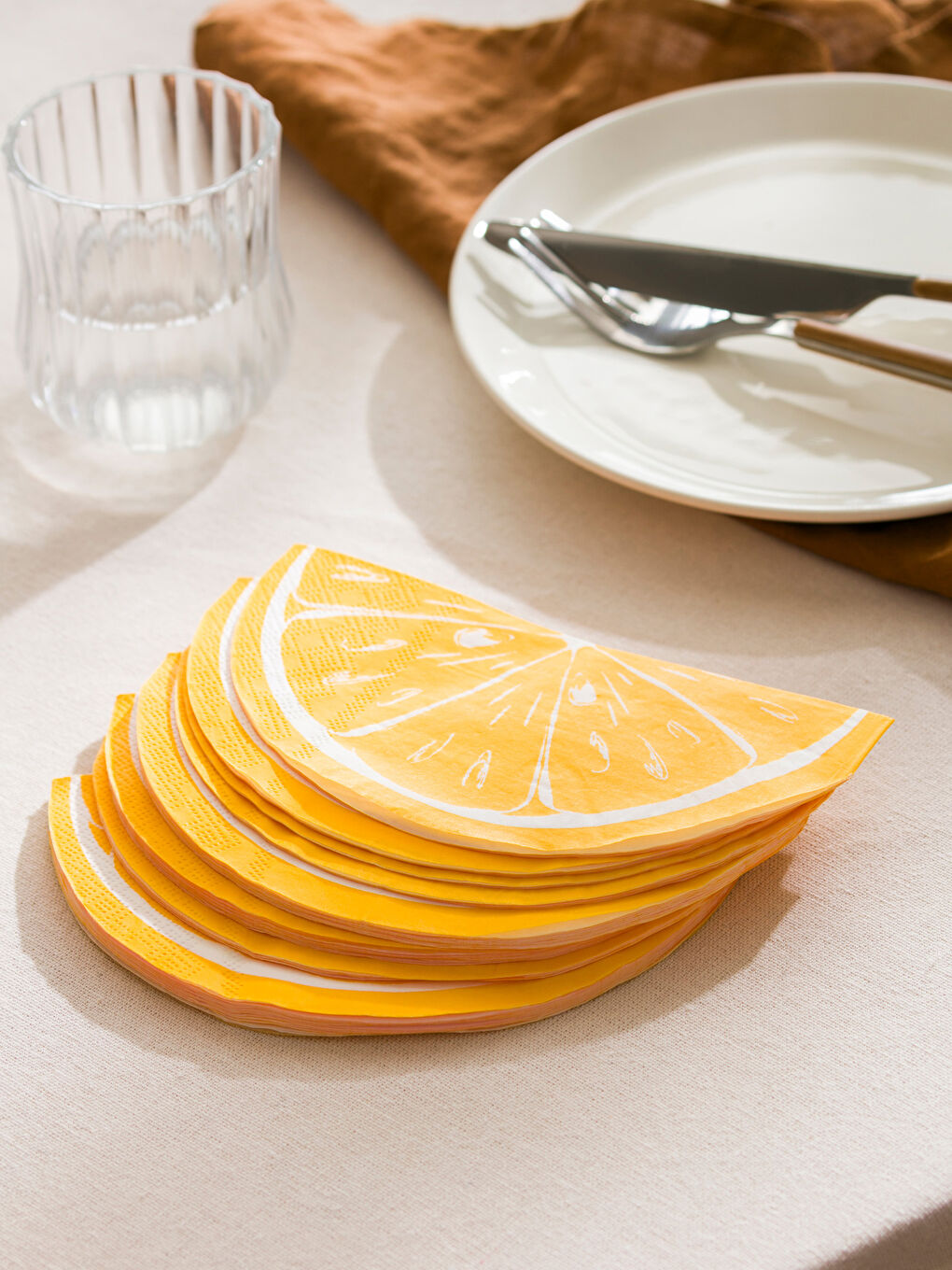 Karışık Limon Desenli Kağıt Peçete-1