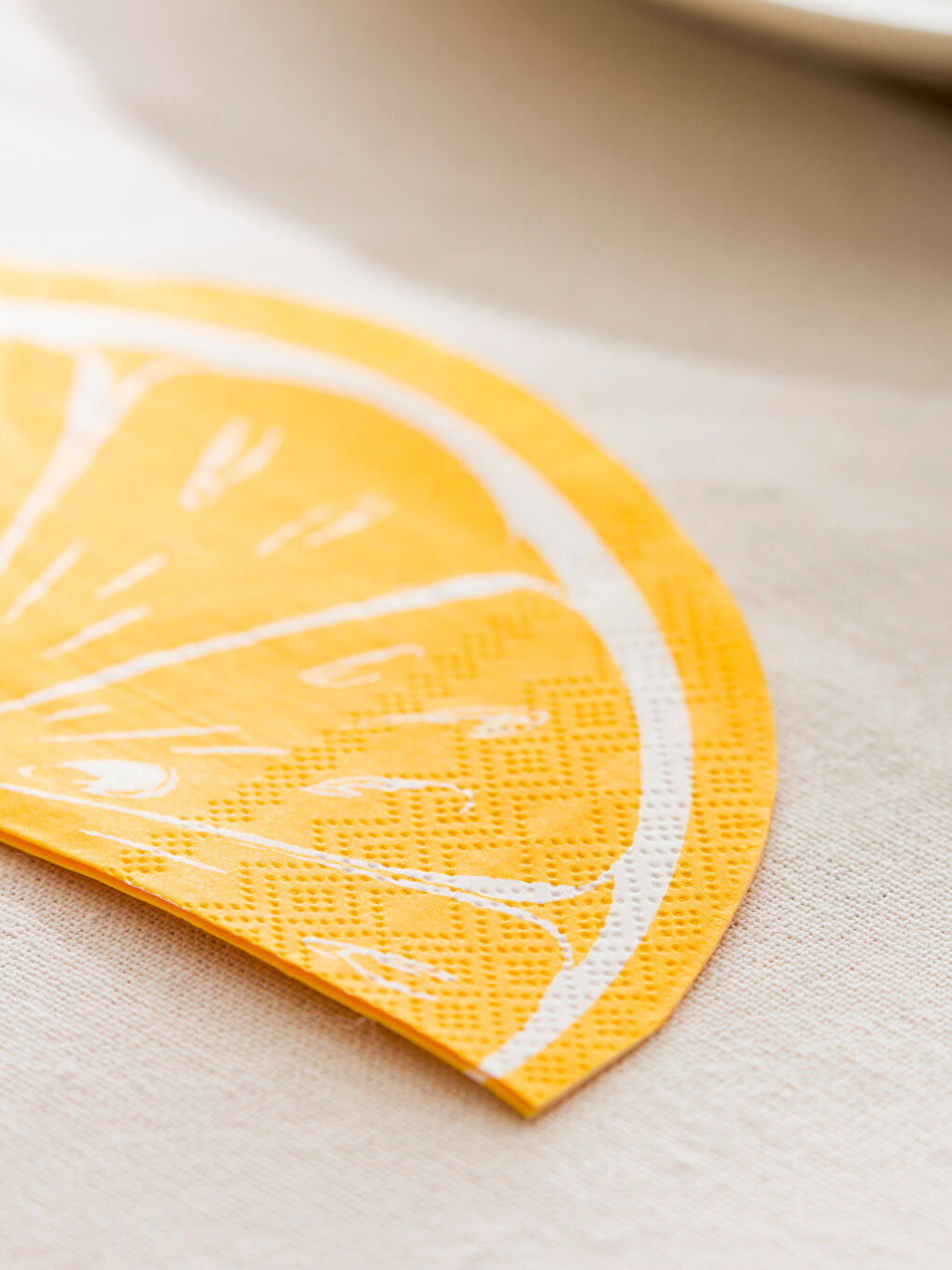 Karışık Limon Desenli Kağıt Peçete-2