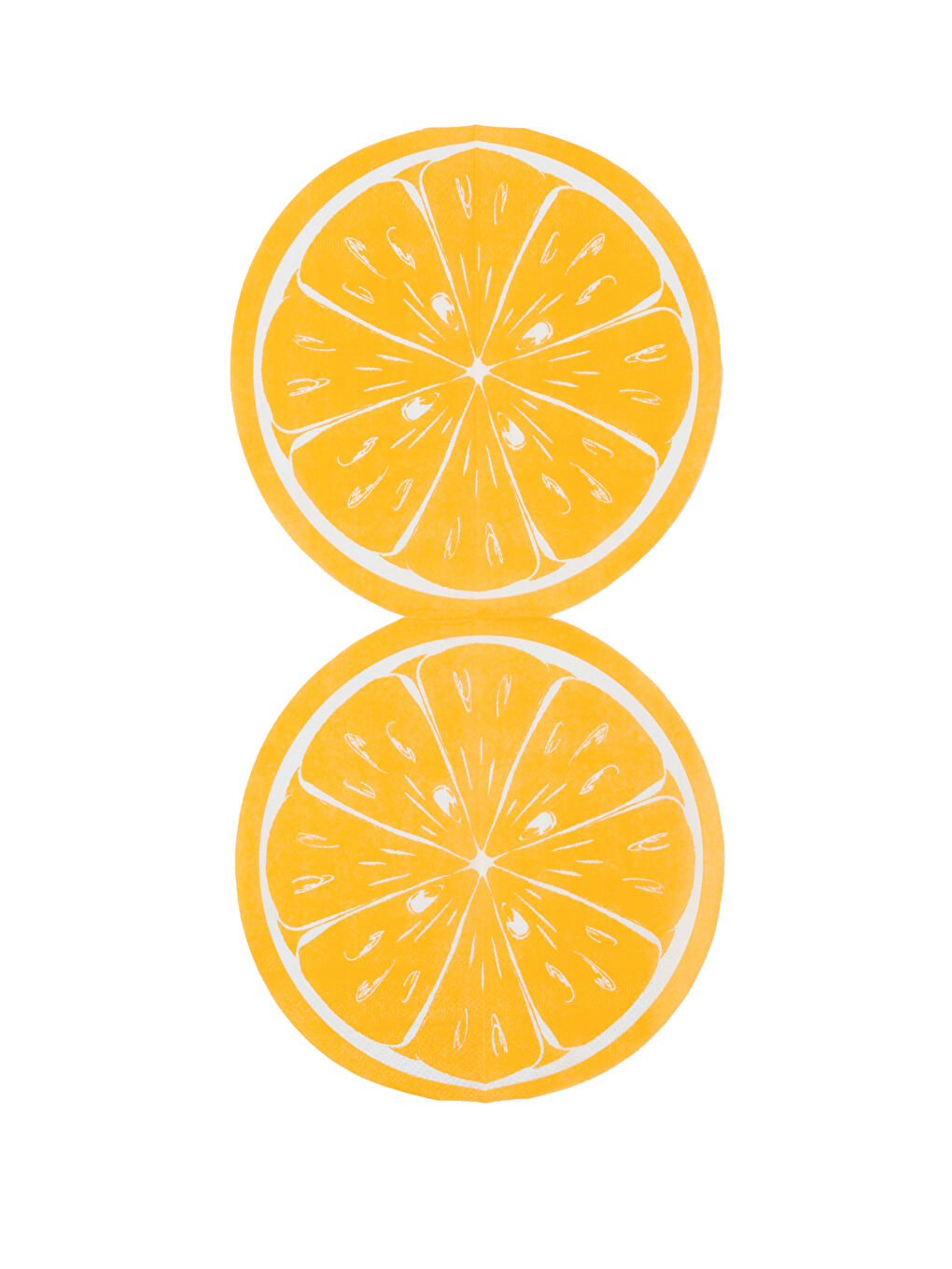 Karışık Limon Desenli Kağıt Peçete-3