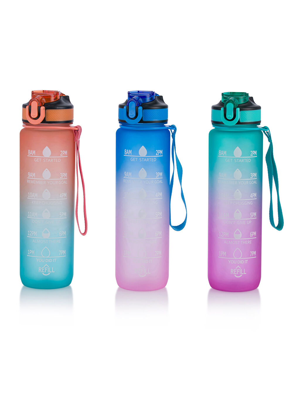 Printed Water Bottle with Lid 900 ml -S4CV84Z8-M0T