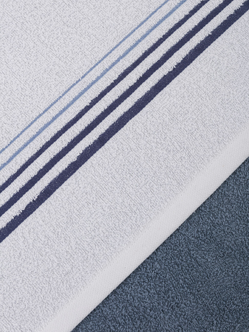 Striped Cotton Hand Towel 2 Pack 50x80 cm -S4DI58Z8-J5E