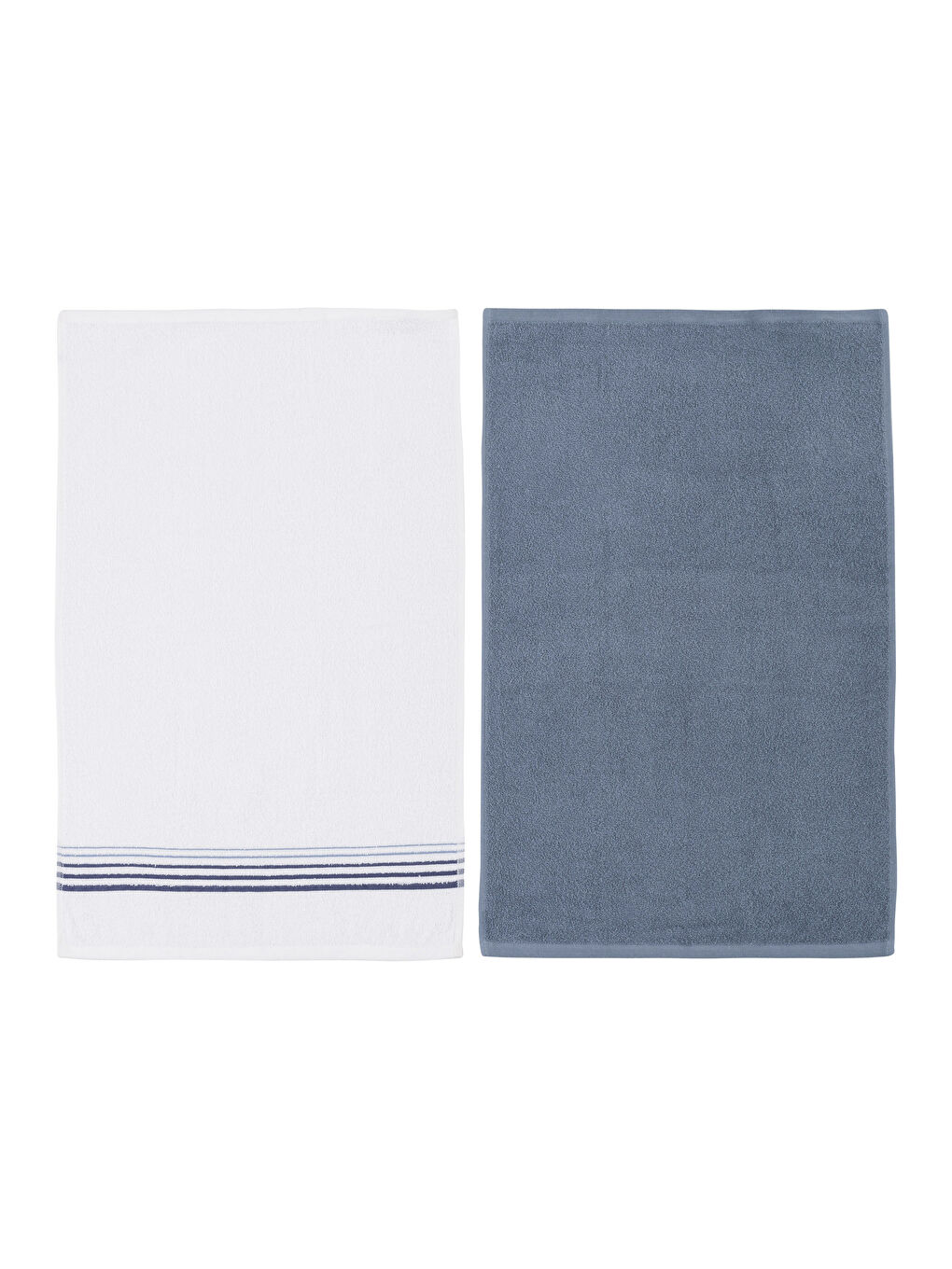 Striped Cotton Hand Towel 2 Pack 50x80 cm -S4DI58Z8-J5E