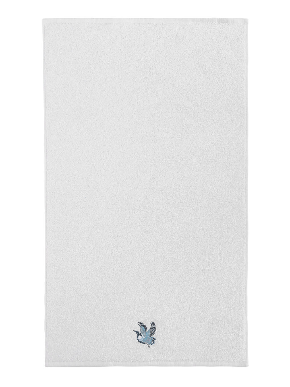 LCW HOME Beyaz Nakışlı Yüz Havlusu 50x80 cm - 4