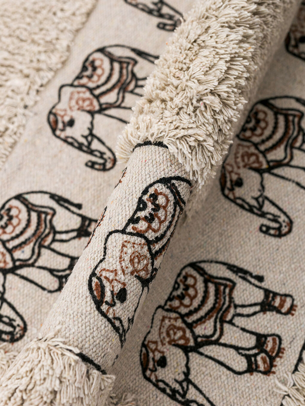 Karışık Desenli Banyo Paspası 50x80 cm-1