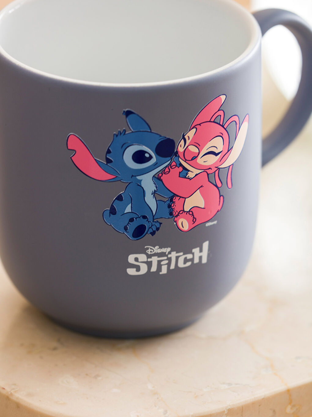 LCW HOME Karışık Baskılı Lilo & Stitch Baskılı Seramik Kupa 365 Ml - 2