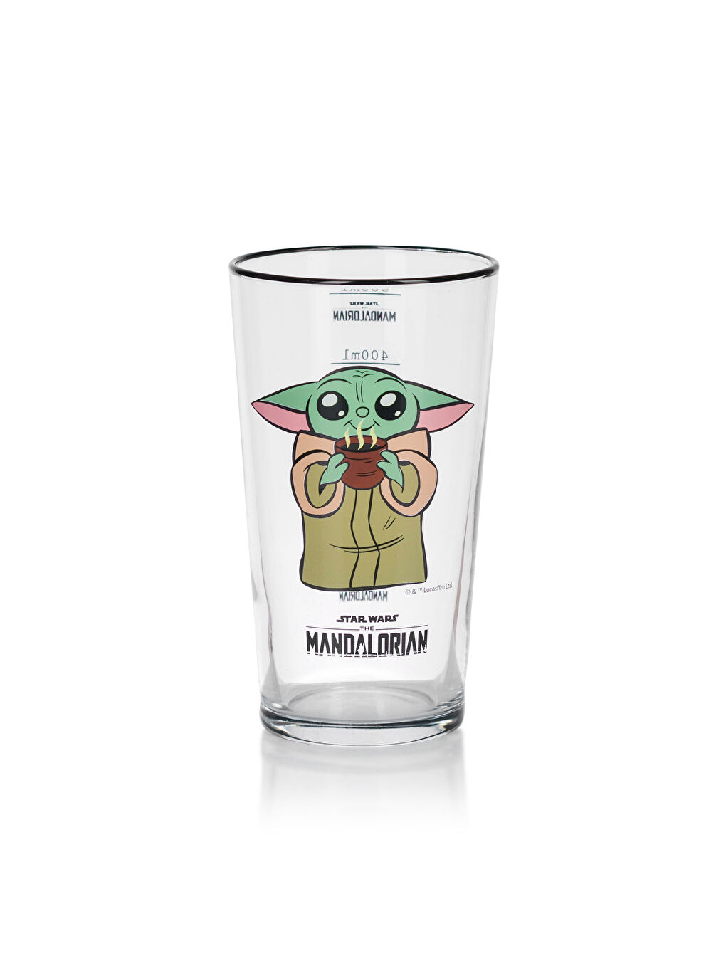 Karışık Star Wars Baskılı Cam Bardak Seti 570 ml-5