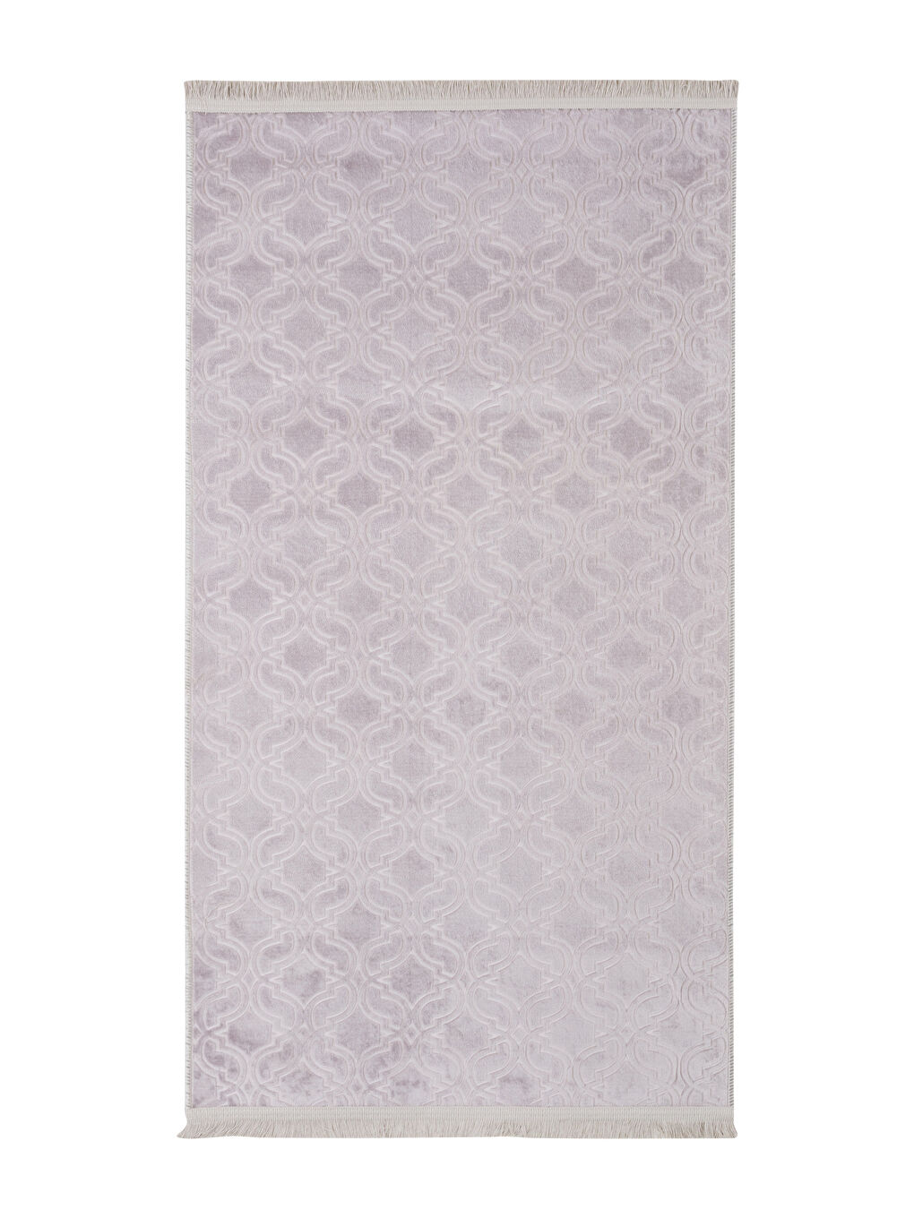 LCW HOME Açık Gri Desenli Halı 80x150 Cm - 4