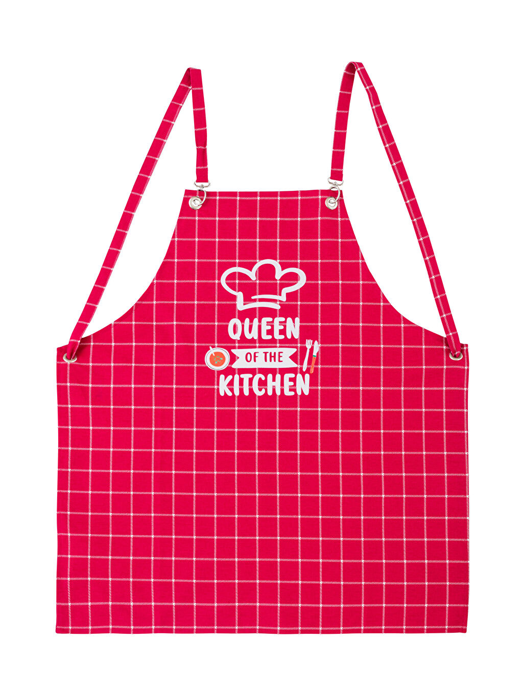 Kırmızı Baskılı Mutfak Önlüğü-3