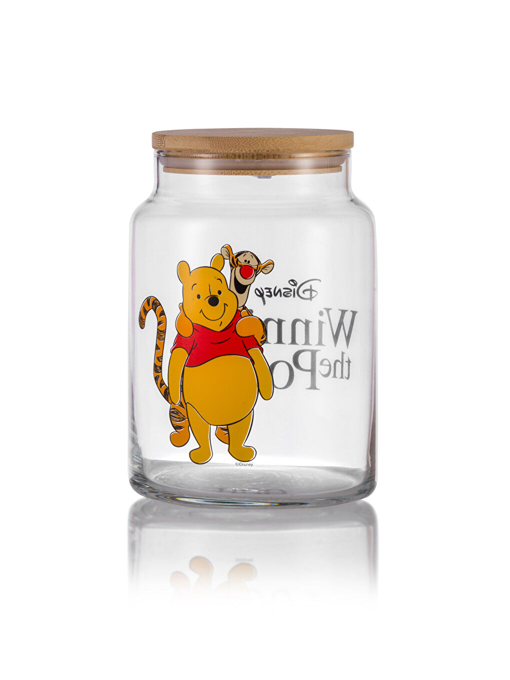 LCW HOME Winnie The Pooh Printed Glass Storage Container 635 ml -S4G373Z8-F9C