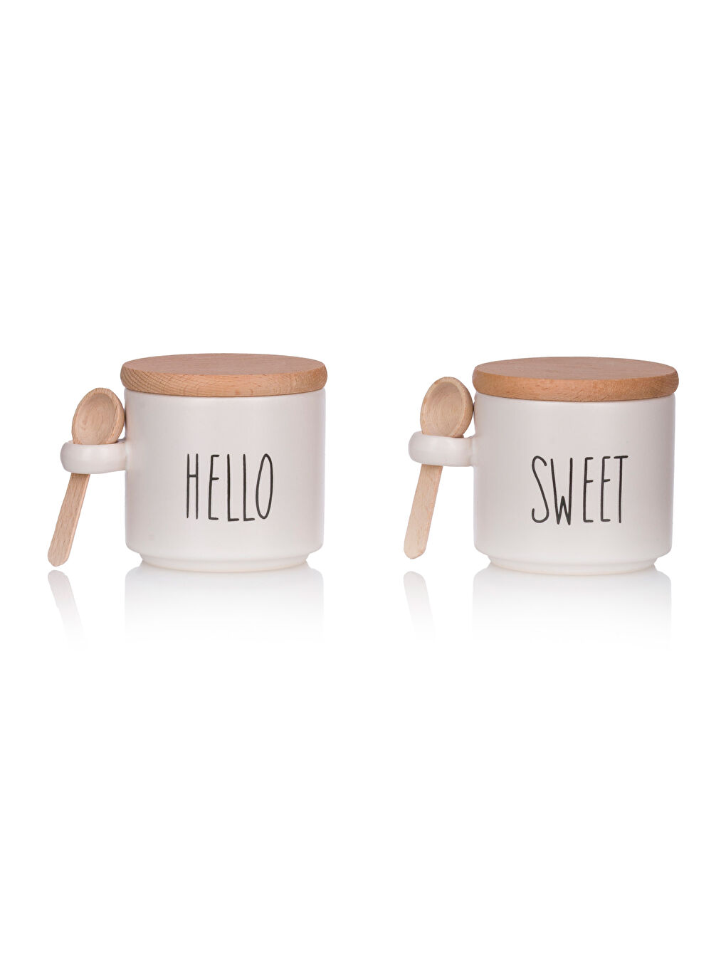 Karışık Baskılı Seramik Saklama Kabı Seti 2'li-4