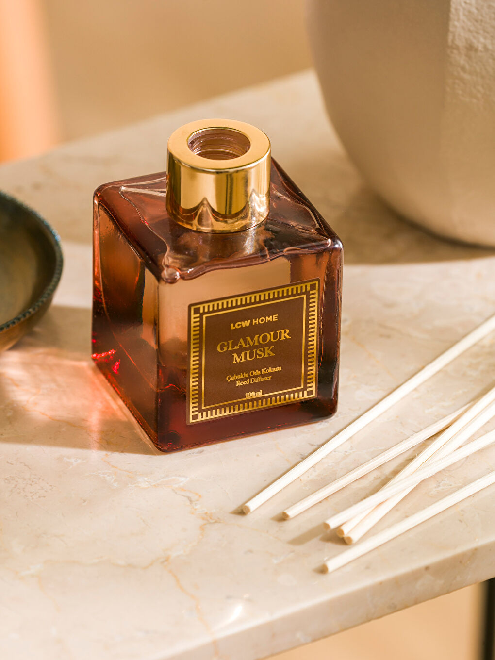 LCW HOME Kahverengi Beyaz Misk Çubuklu Oda Kokusu 100 ml - 1
