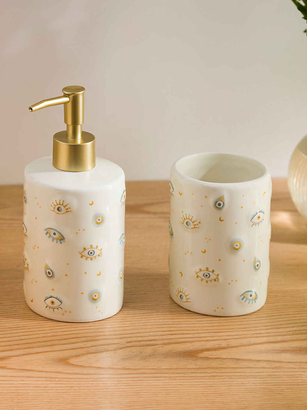 Ekru Seramik Banyo Seti 2'li-1