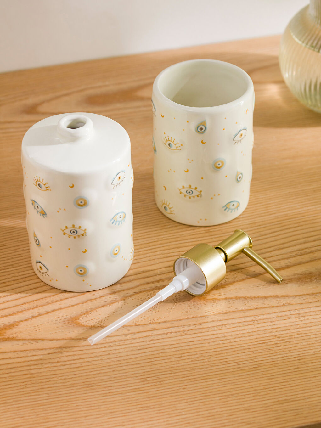 Ekru Seramik Banyo Seti 2'li-2