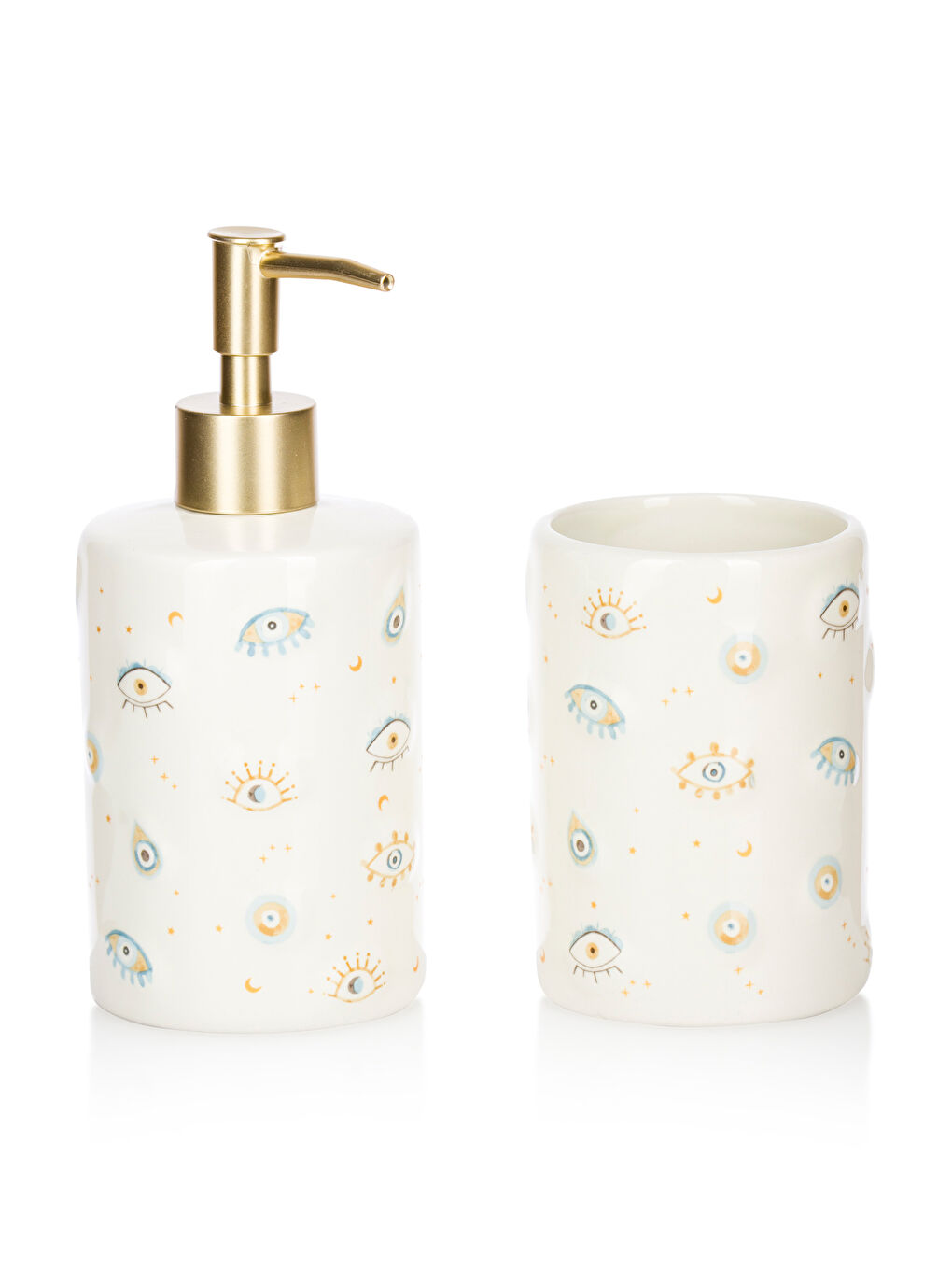 Ekru Seramik Banyo Seti 2'li-4