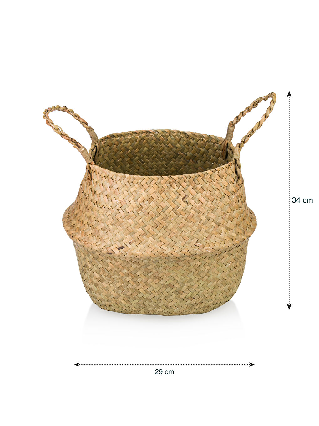 Wicker Basket 14x26x35 cm-3