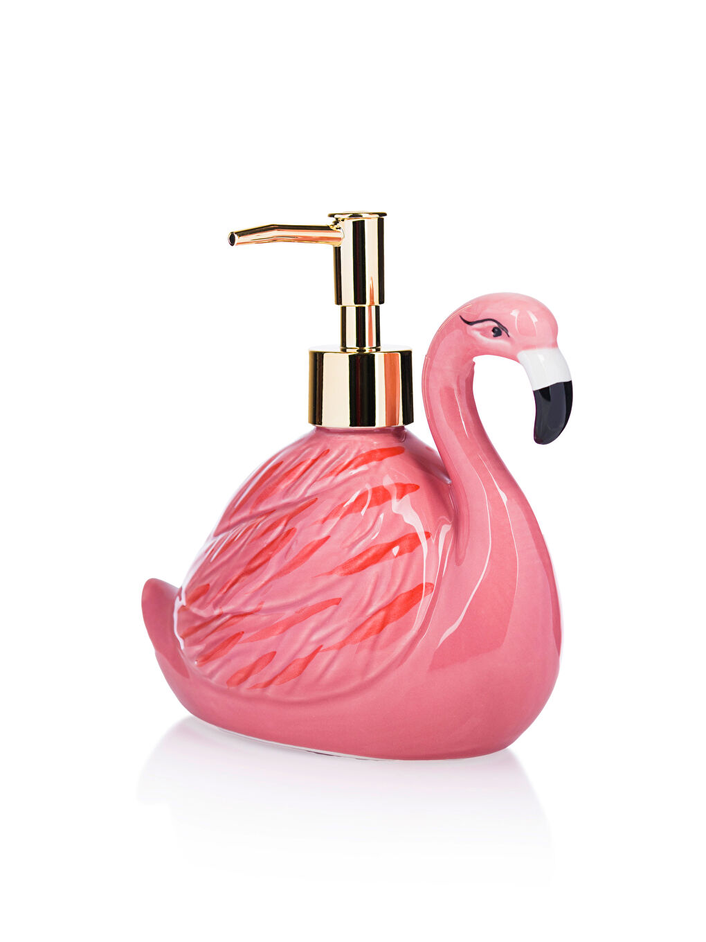 Lcw Home Distributeur de savon liquide figurine flamant rose -S4GI17Z8-LT4