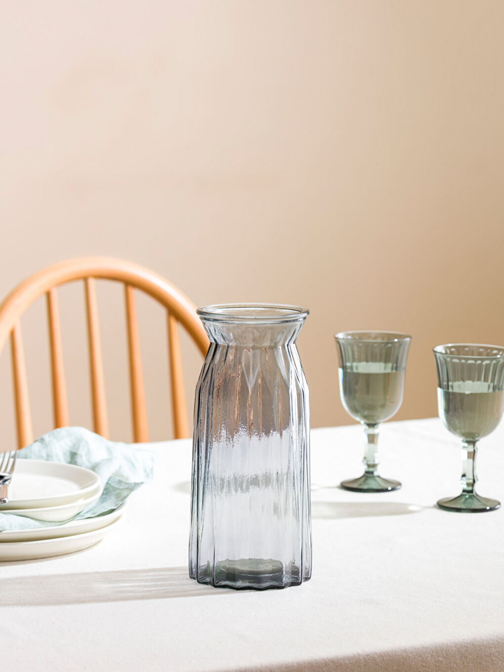 Gri Cam Vazo 24 cm-1