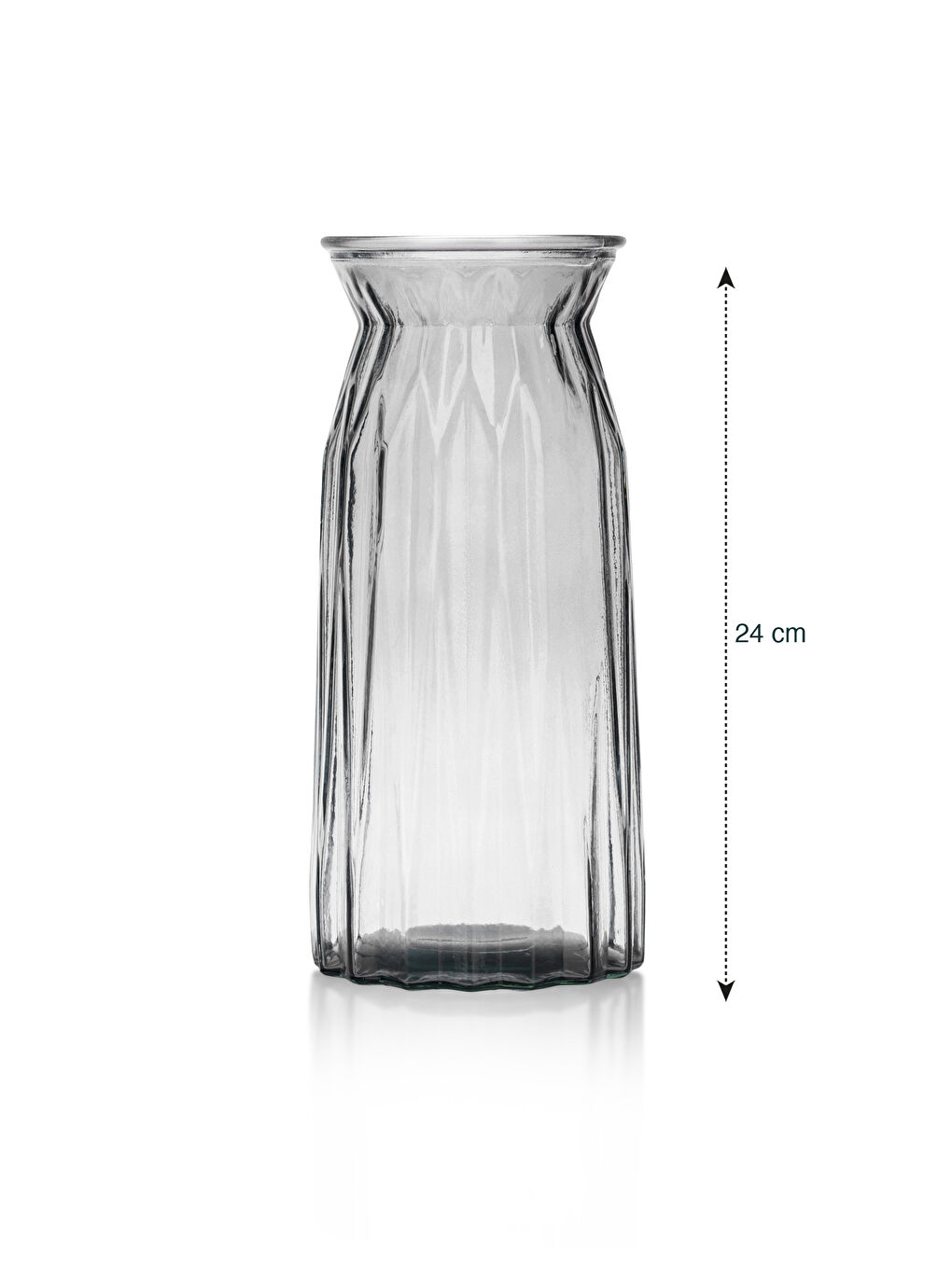 Gri Cam Vazo 24 cm-3