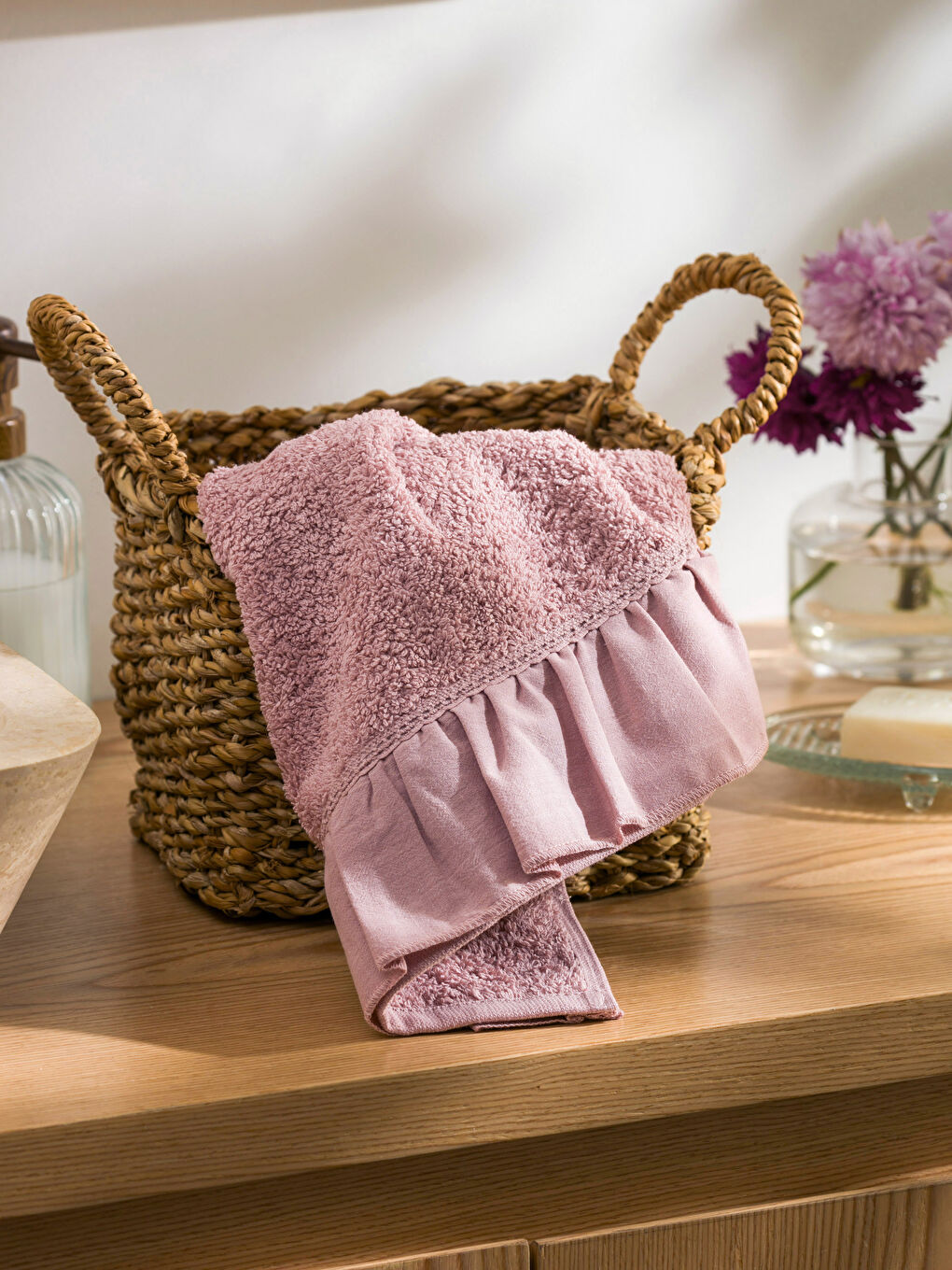 Frill Detailed Face Towel 50x80 Cm -S4GI94Z8-VGC