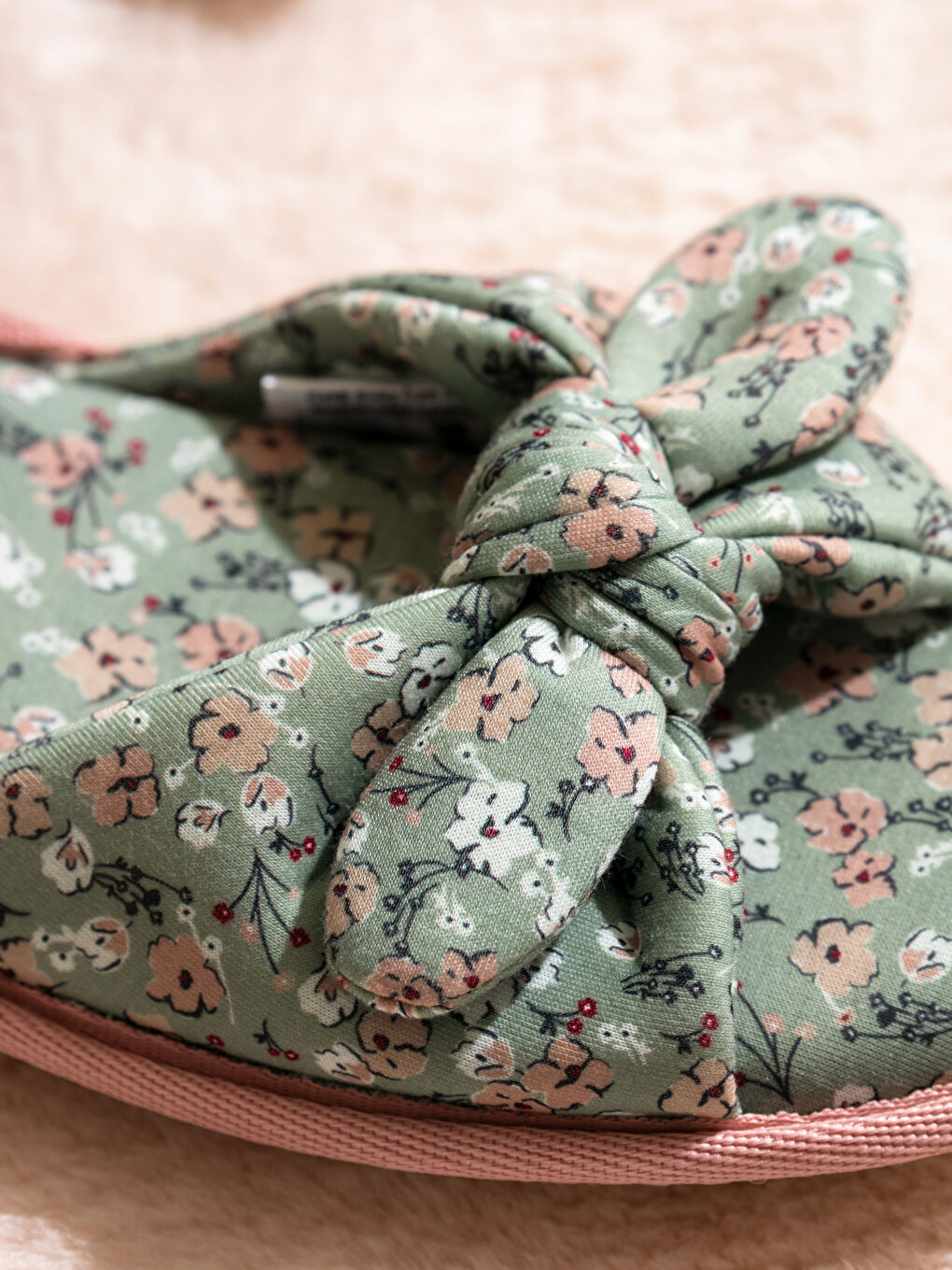 Karışık Fiyonk Detaylı Kadın Ev Terliği-2