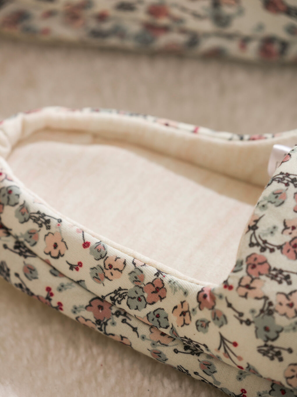 Floral Patterned Women's Home Slippers-2