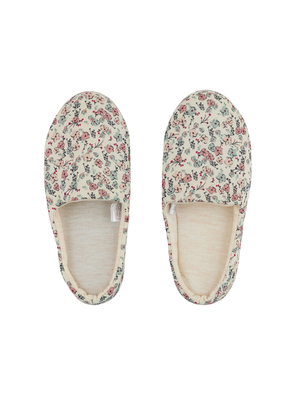 Floral Patterned Women's Home Slippers-5