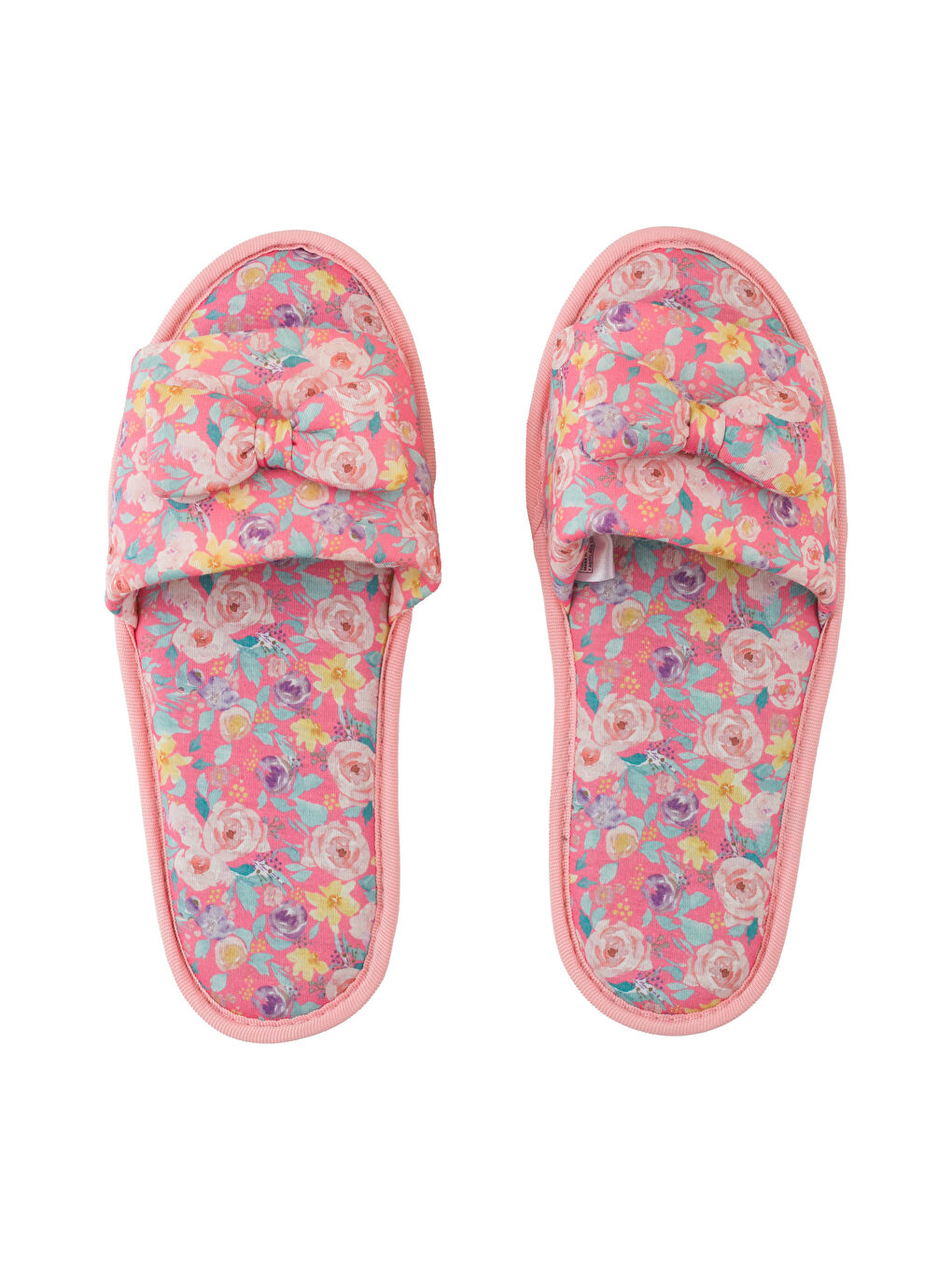 Karışık Fiyonk Detaylı Kadın Ev Terliği-4