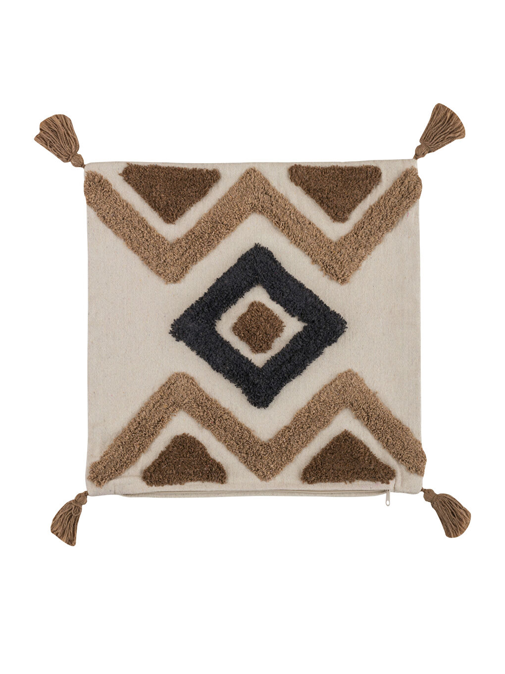 LCW HOME Embroidered Tassel Detailed Cushion Cover 45x45 cm -S4GJ32Z8-LQB