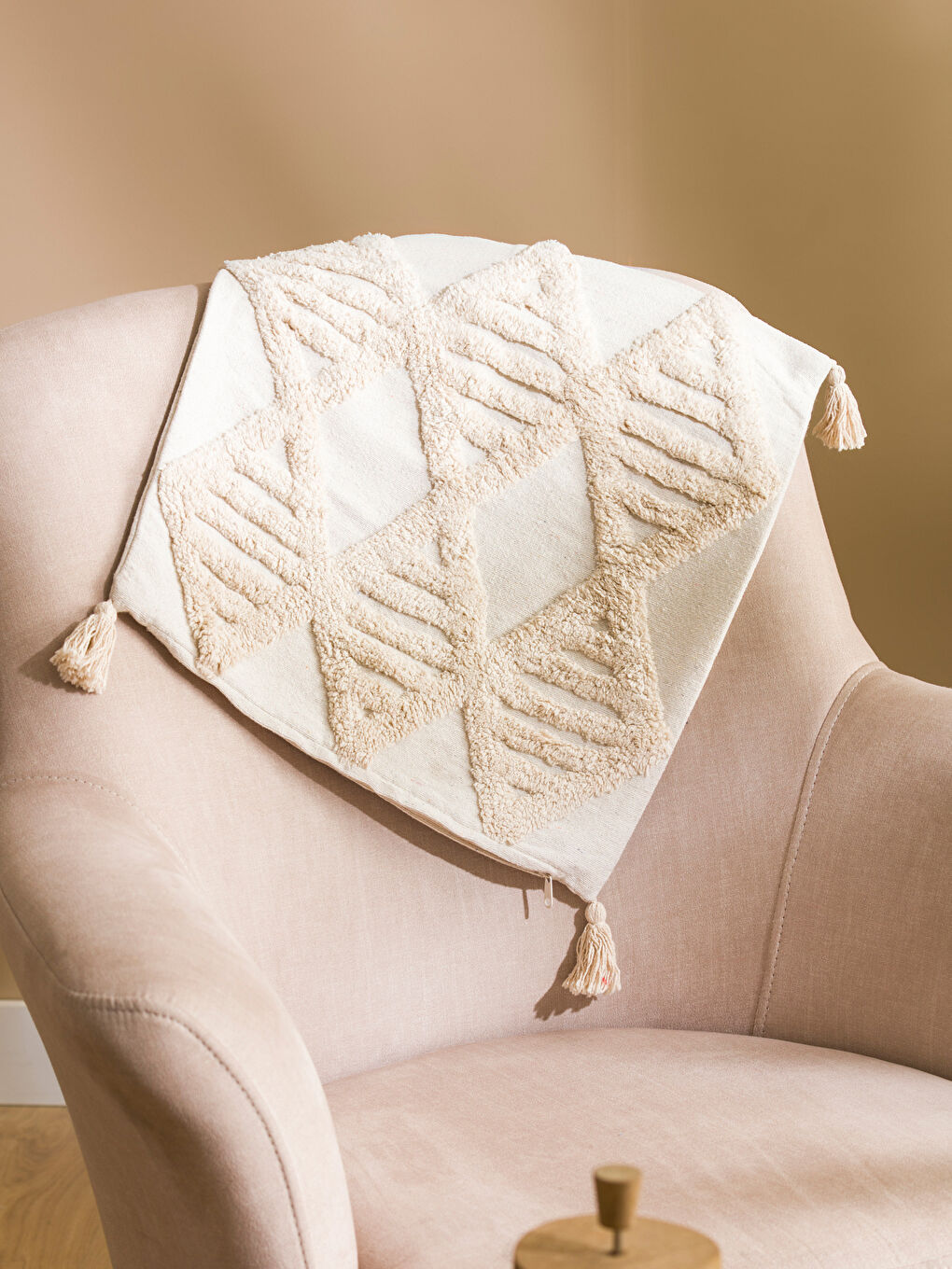 Tasseled Cushion Cover 45x45 cm -S4GJ33Z8-LQB