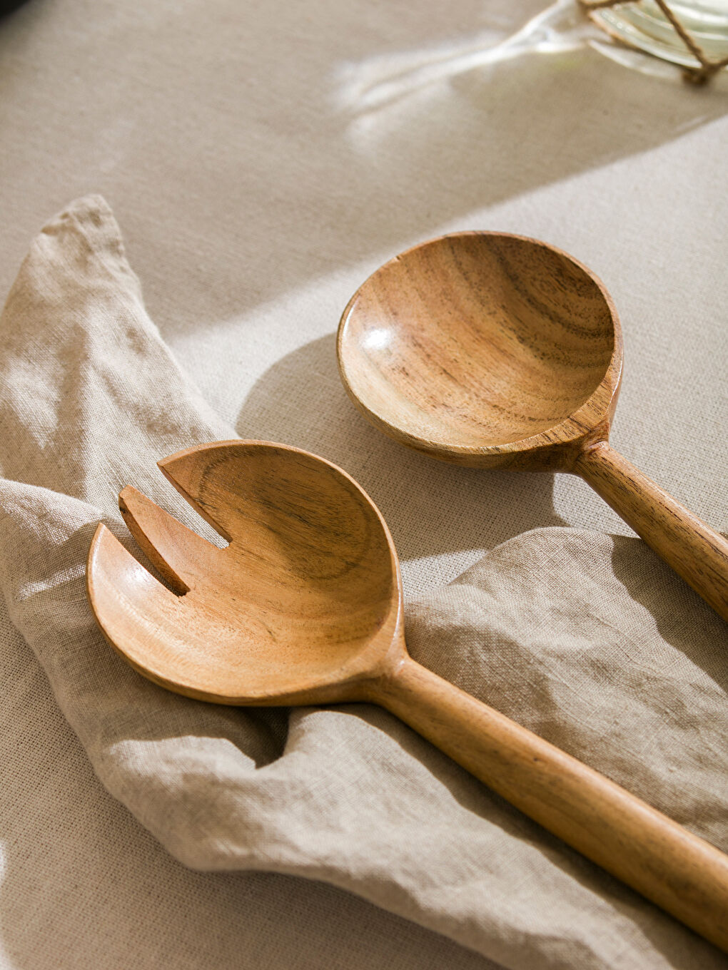 Wooden Serving Utensil 2 Pack -S4GP77Z8-VVZ