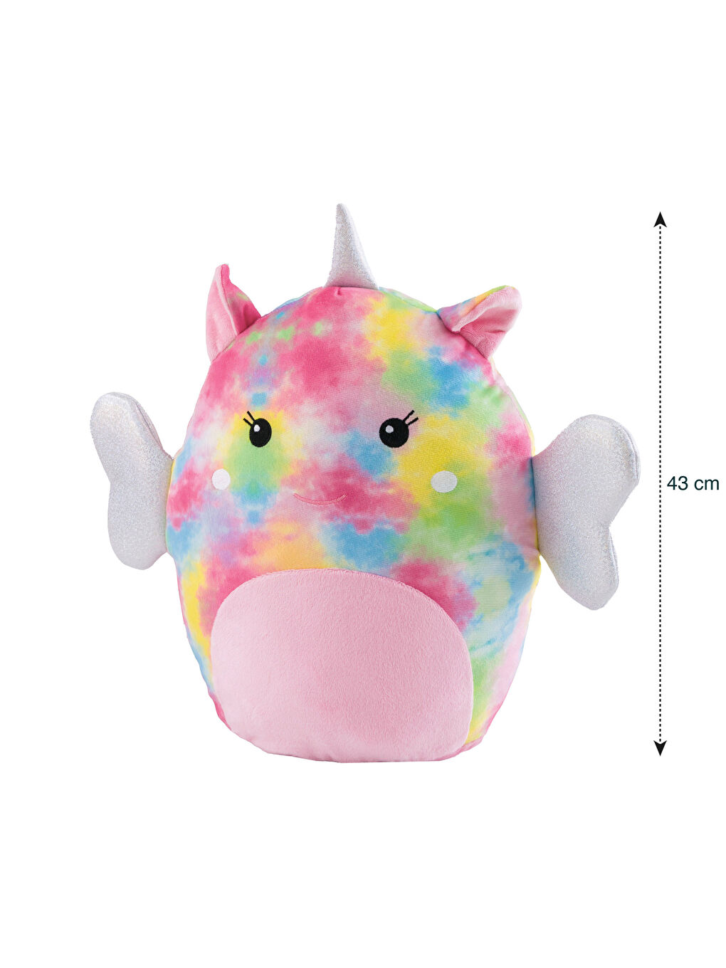 Karışık Nakışlı Dolgulu Bebek Kırlent 43 cm-3