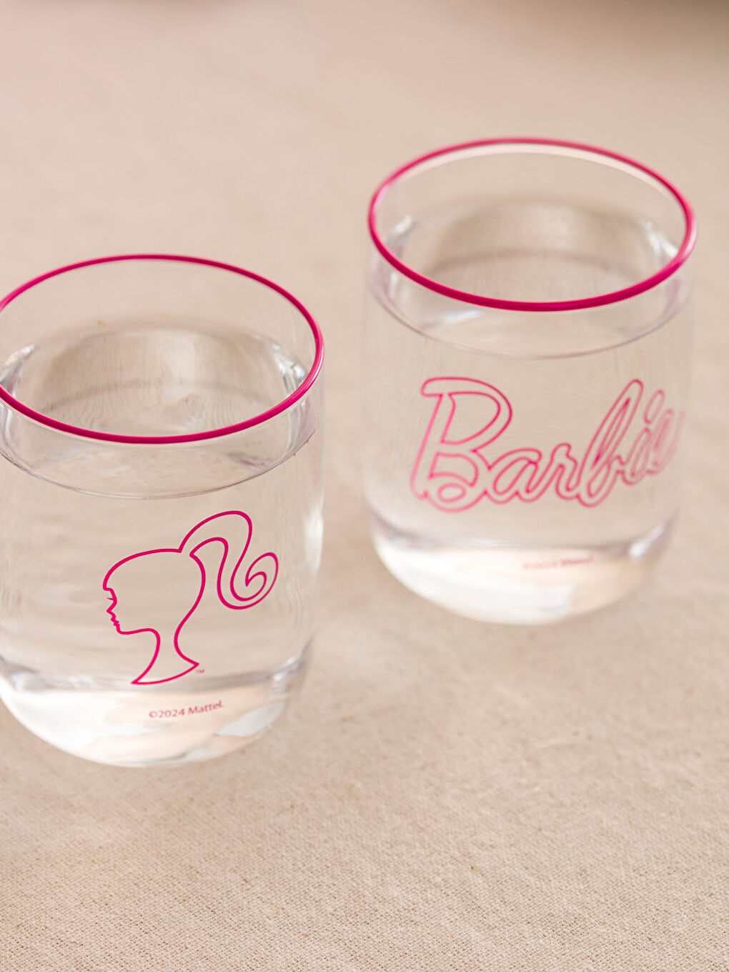 Verre à Soda Imprimé Barbie Lot de 3 Pièces 260 ml-3