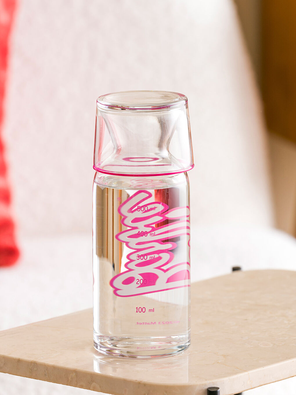 Pichet en Verre avec Couvercle Imprimé Barbie 700 ml-2