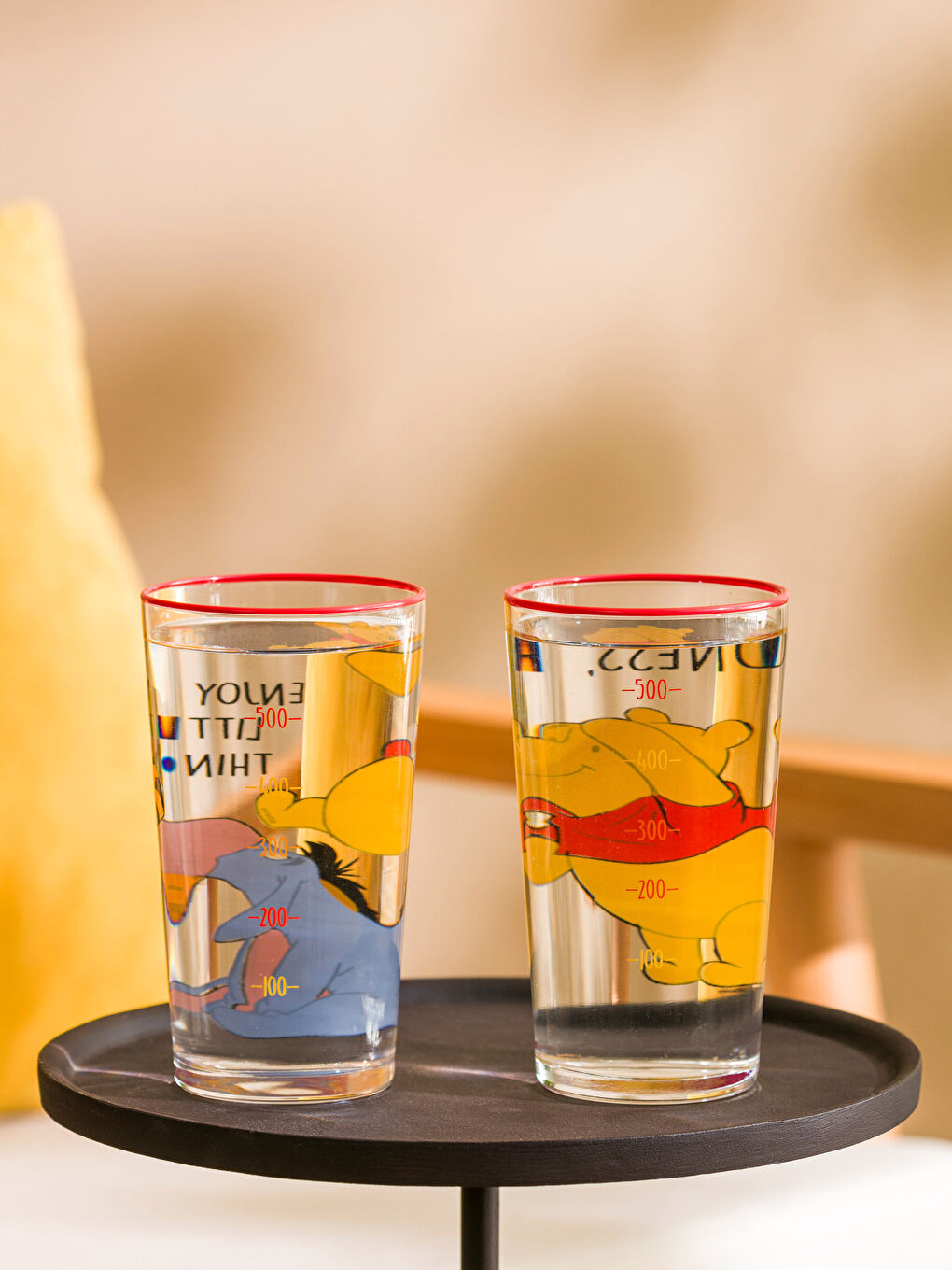 LCW HOME Winnie The Pooh Printed Glass 2 Pack 570 ml -S4GS46Z8-F9C