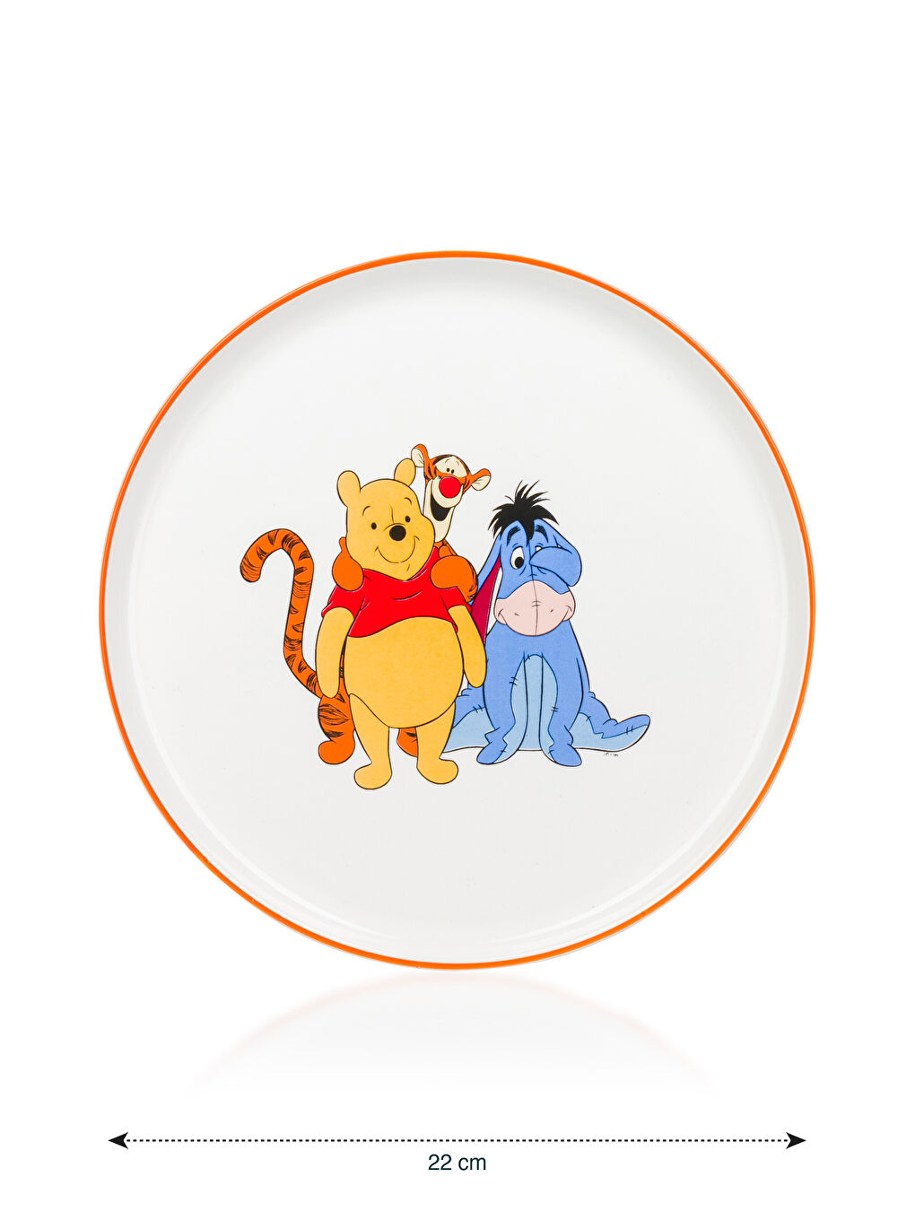Karışık Winnie The Pooh Baskılı Pasta Tabağı 22 cm-3