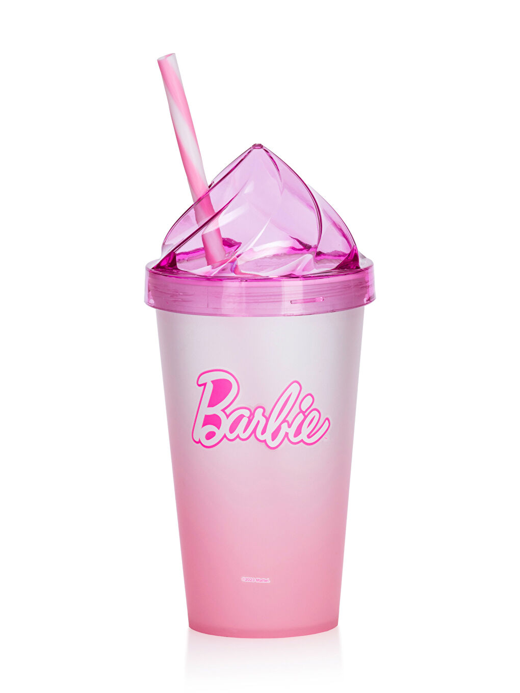 LCW HOME Pembe Baskılı Barbie Baskılı Pipetli Bardak 660 Ml - 4