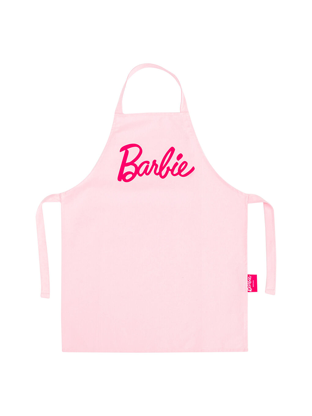 Pembe Barbie Baskılı Kız Çocuk Mutfak Önlüğü-3